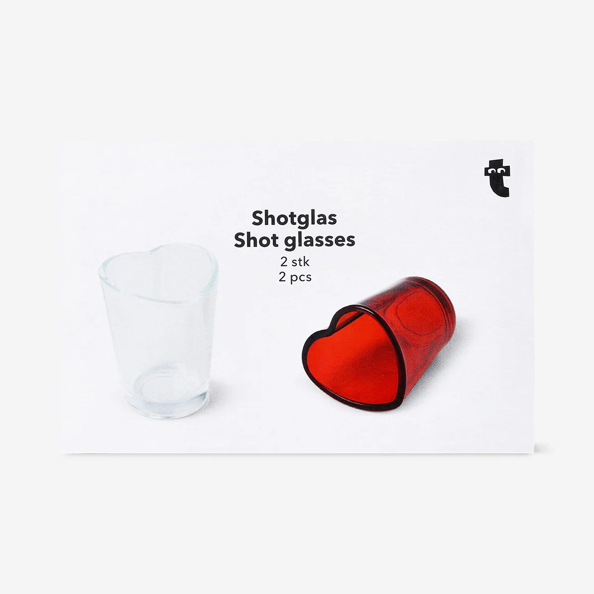 Heart shot glasses - 2 pcs - Image 3