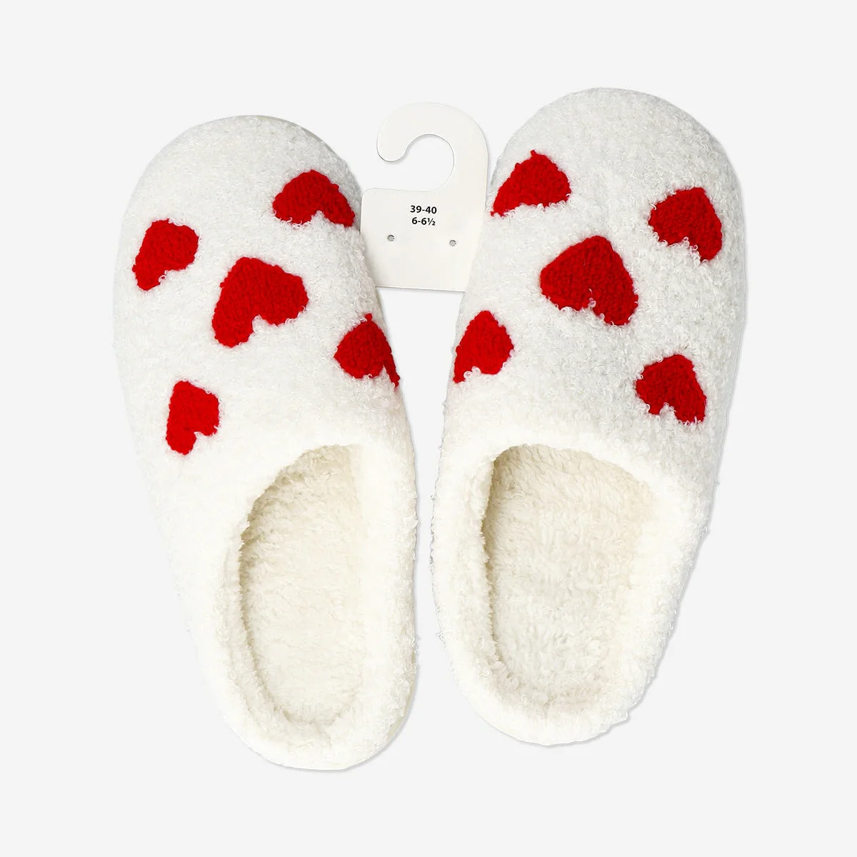 Heart slippers - Size 39/40