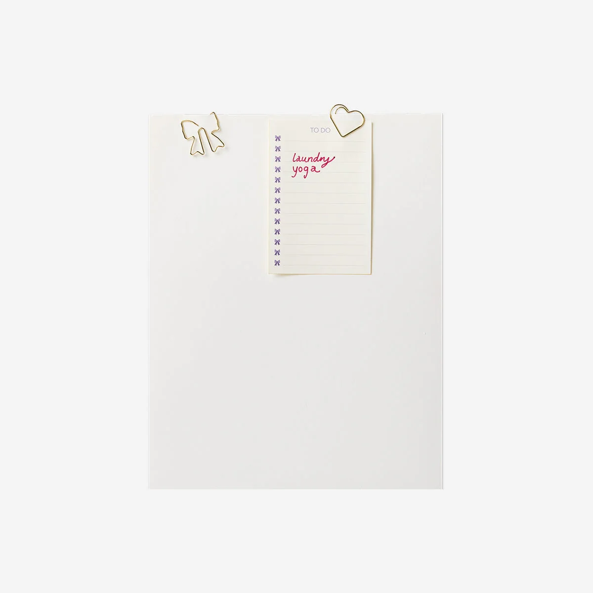 Hearts and bows paper clips - 6 pcs - Image 2