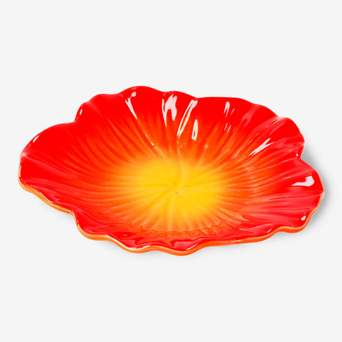 Hibiscus flower plate - 19 cm - Image 2