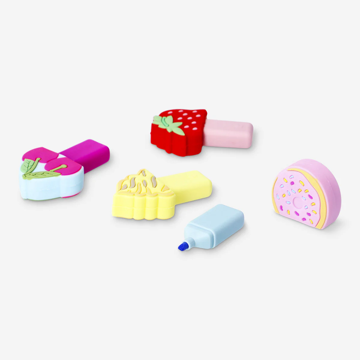 Highlighers as food icons - 4 pcs - Image 2
