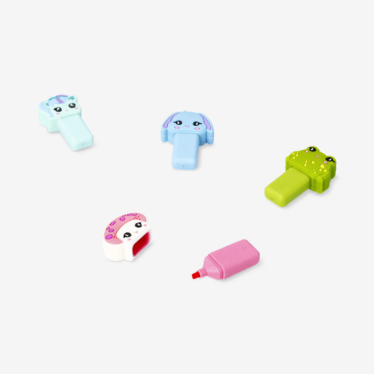 Highlighters as cute forest creatures - 4 pcs - Image 2