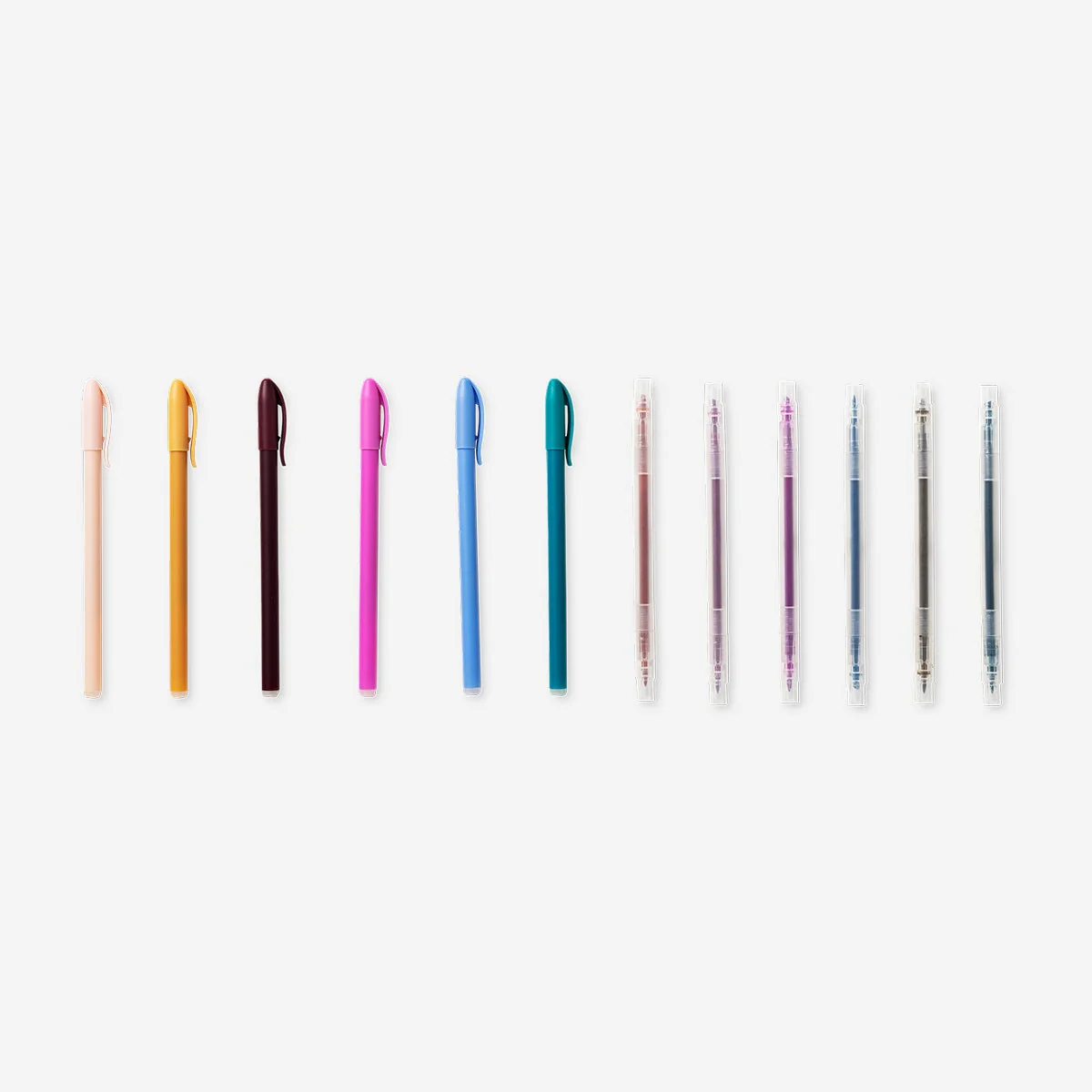 Highlighters with erasable gel ink pens - 12 pcs - Image 2