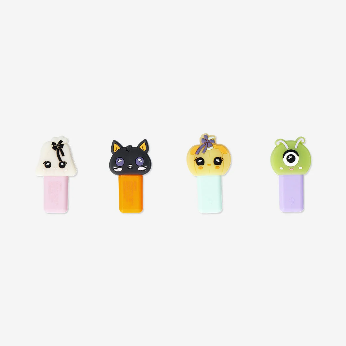 Highlighters with little monsters - 4 pcs