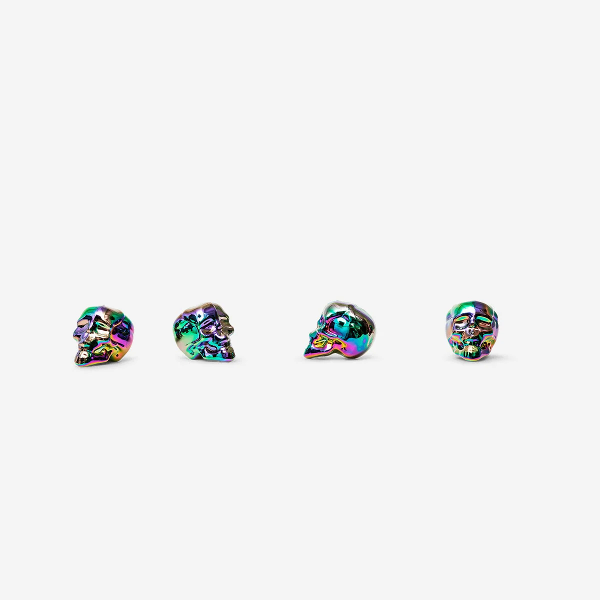 Holographic Decorative Skulls - 4 pcs - Image 2
