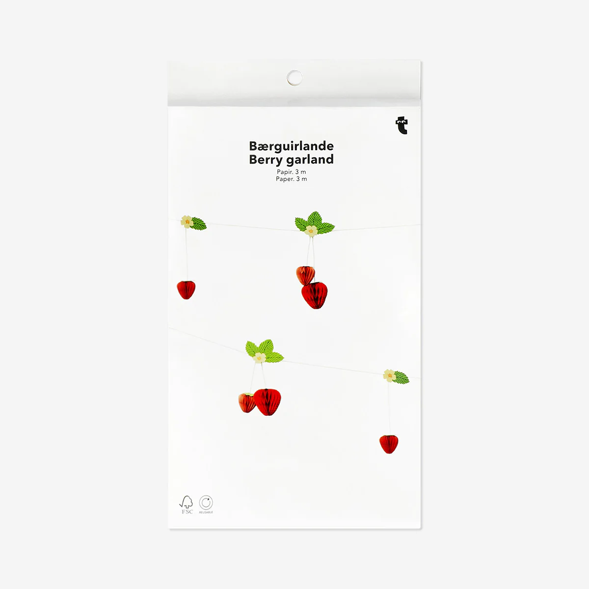 Honeycomb berry garland - 300 cm - Image 3