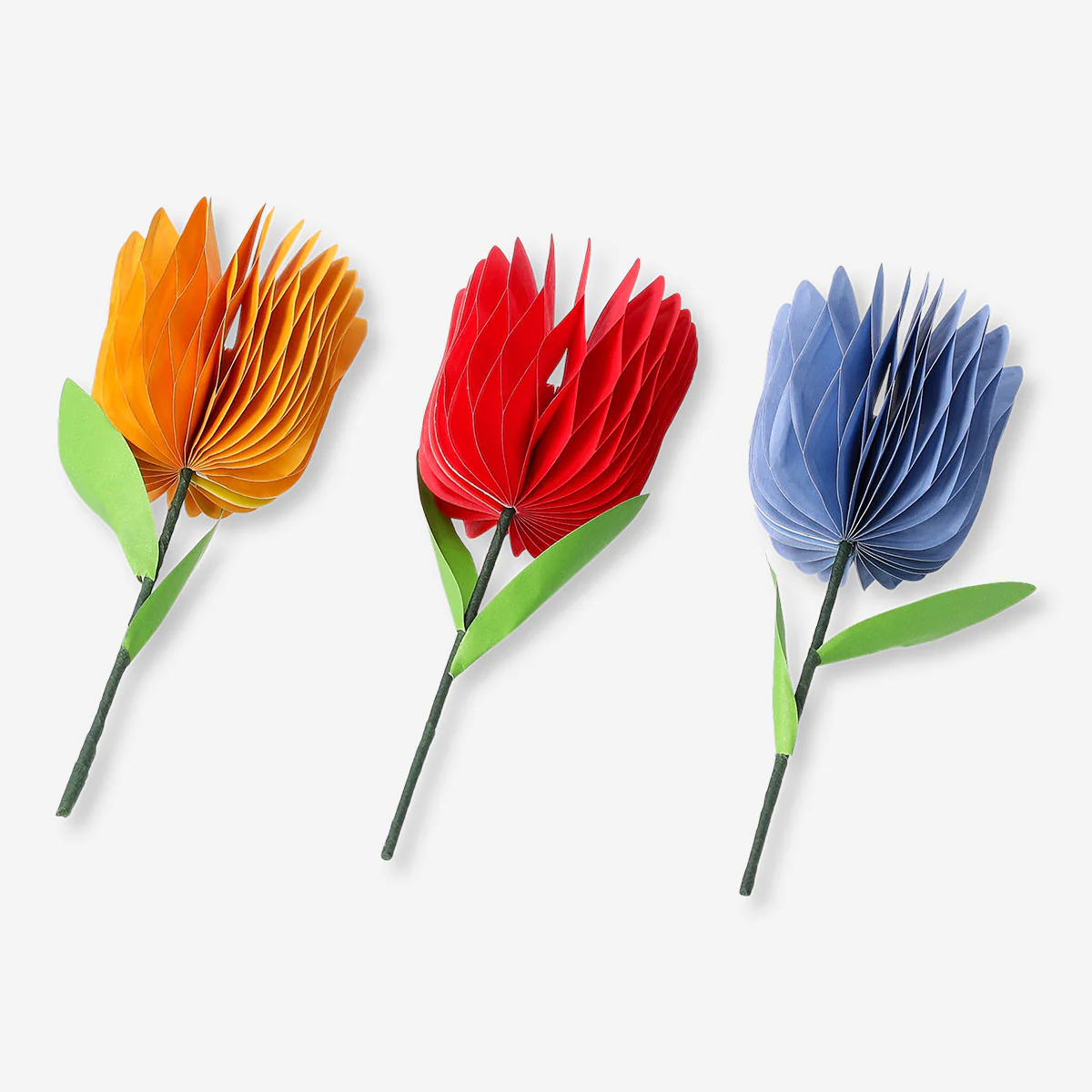 Honeycomb paper flower decorations - 3 pcs - Image 2