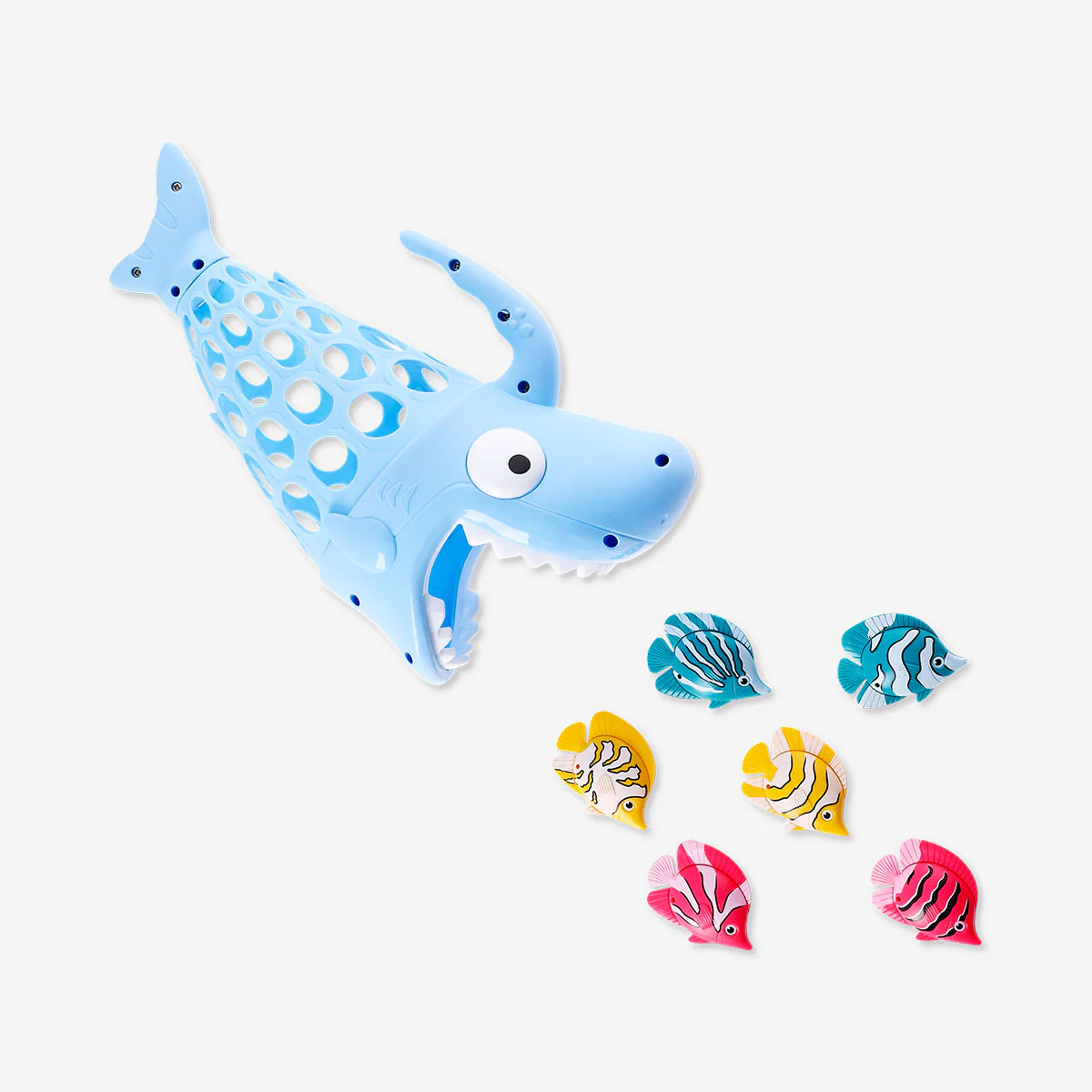 Hungry shark toy with fish