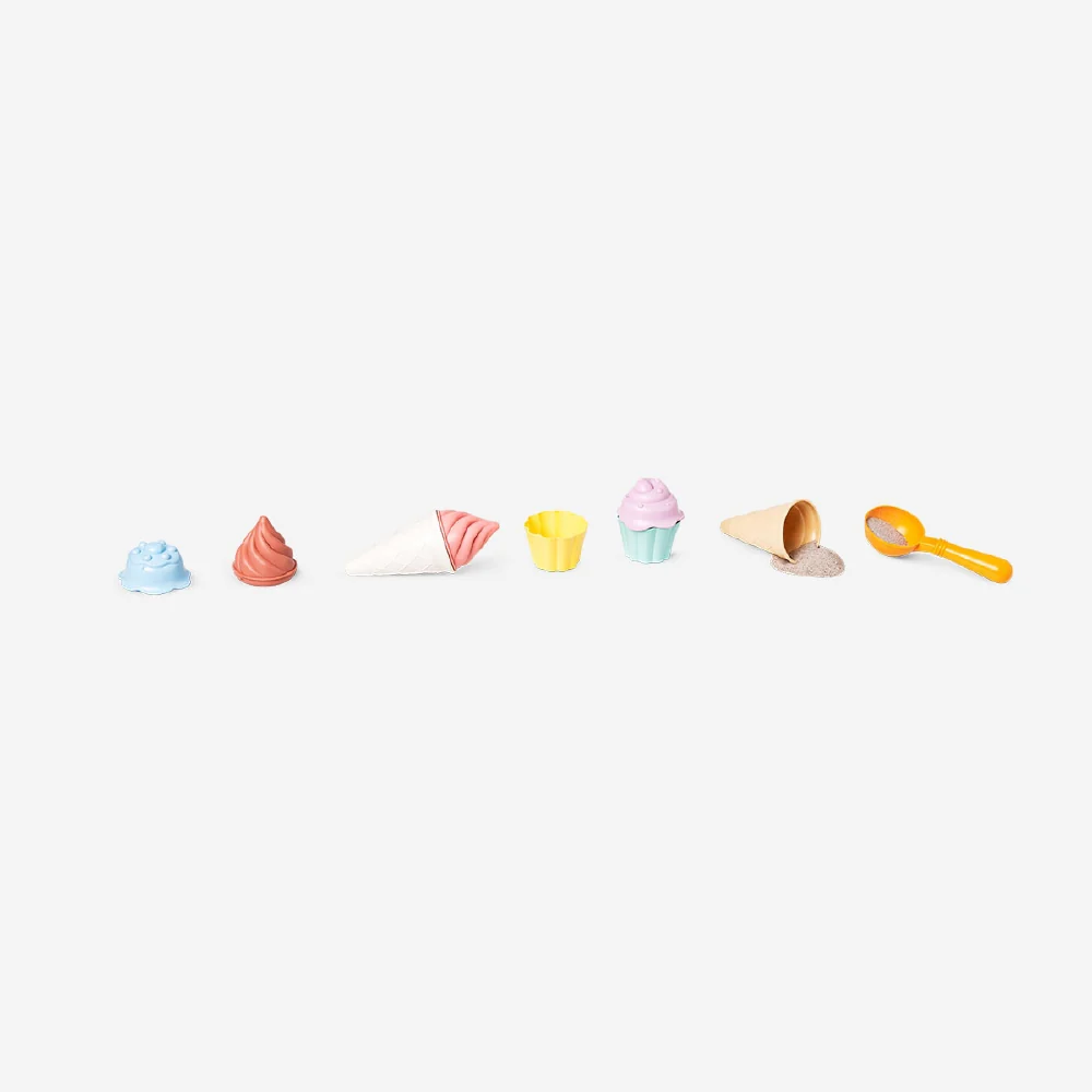 Ice cream sand moulds with spoon - Image 3