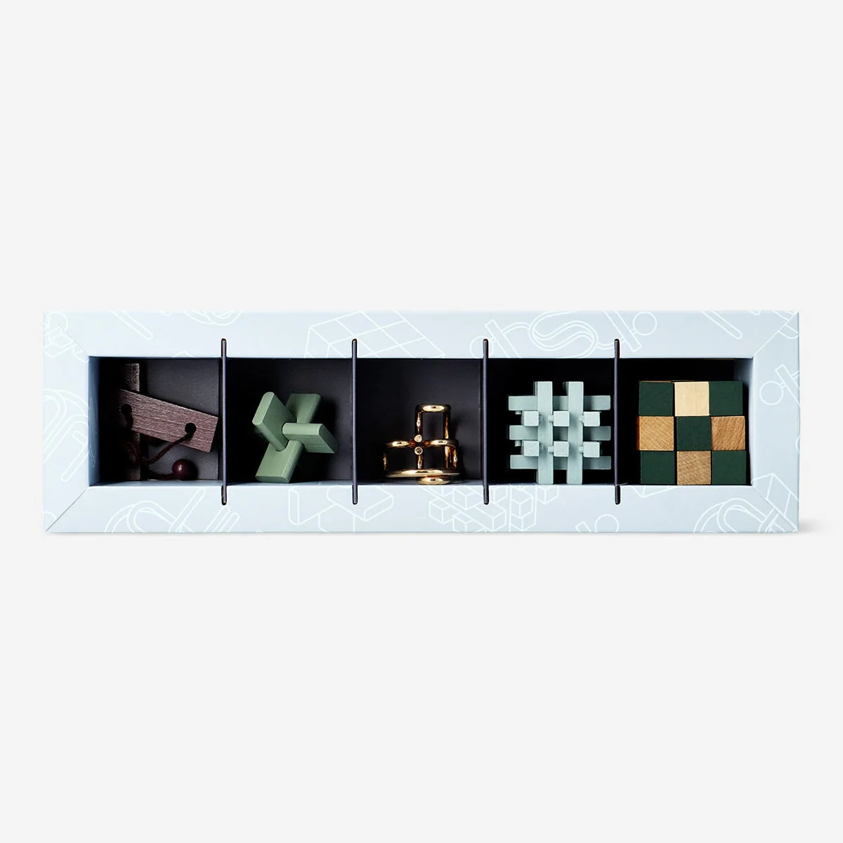 IQ puzzle set - 5 pcs - Image 3