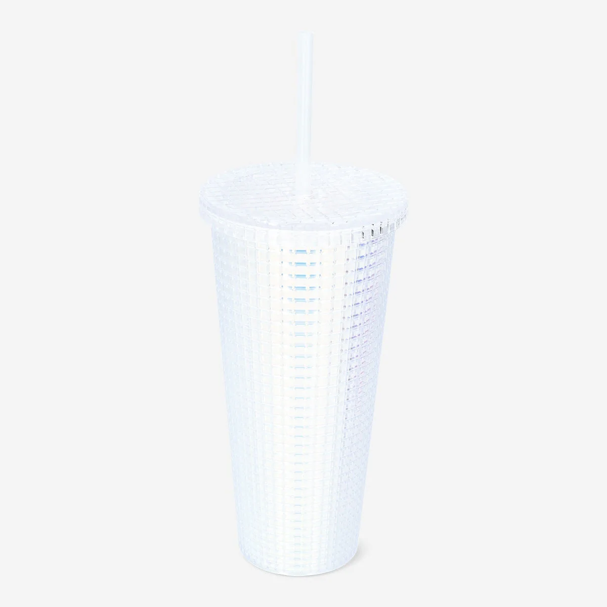 Iridescent cup with lid and straw - Image 2