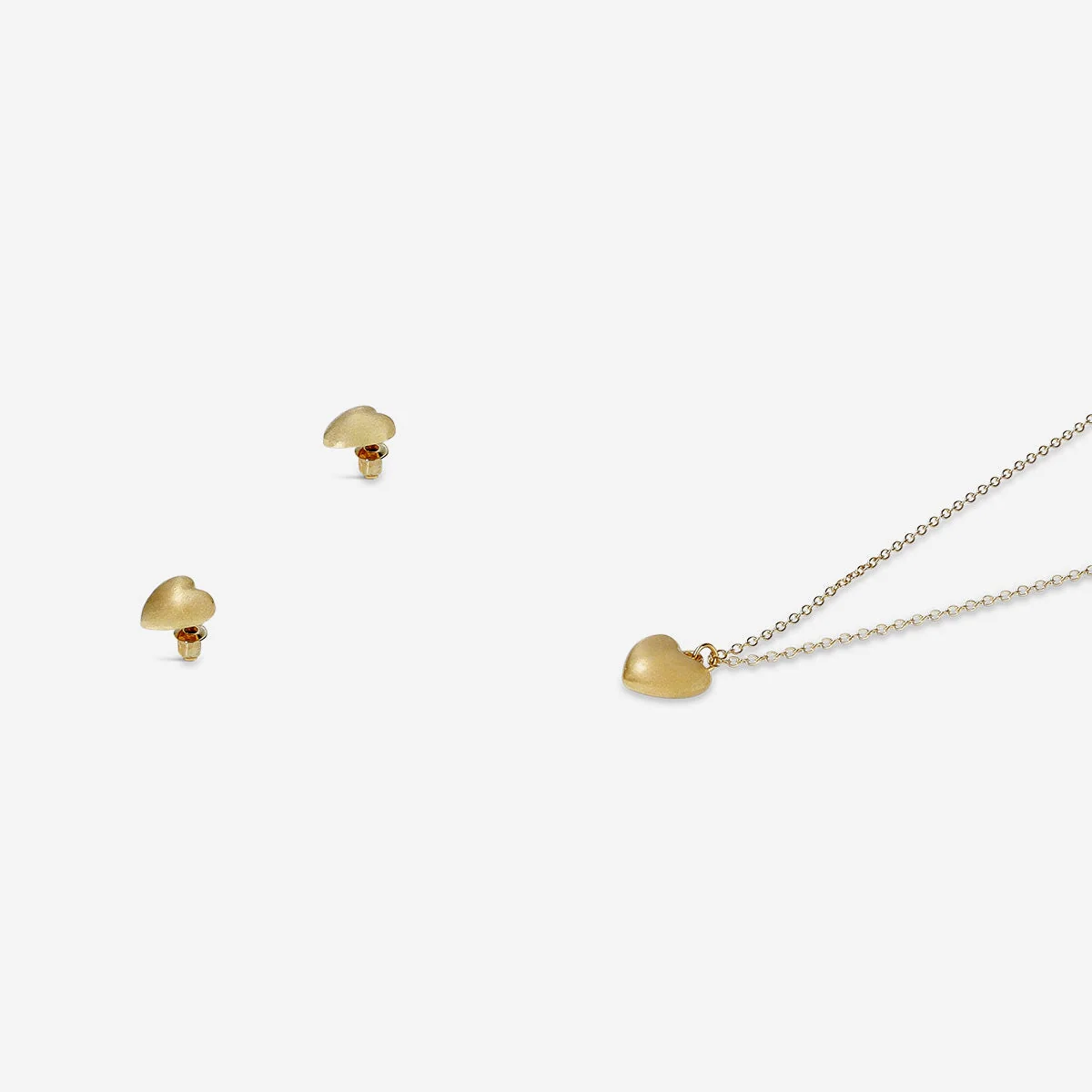 Jewellery set - Gold star earrings and necklace - Image 3