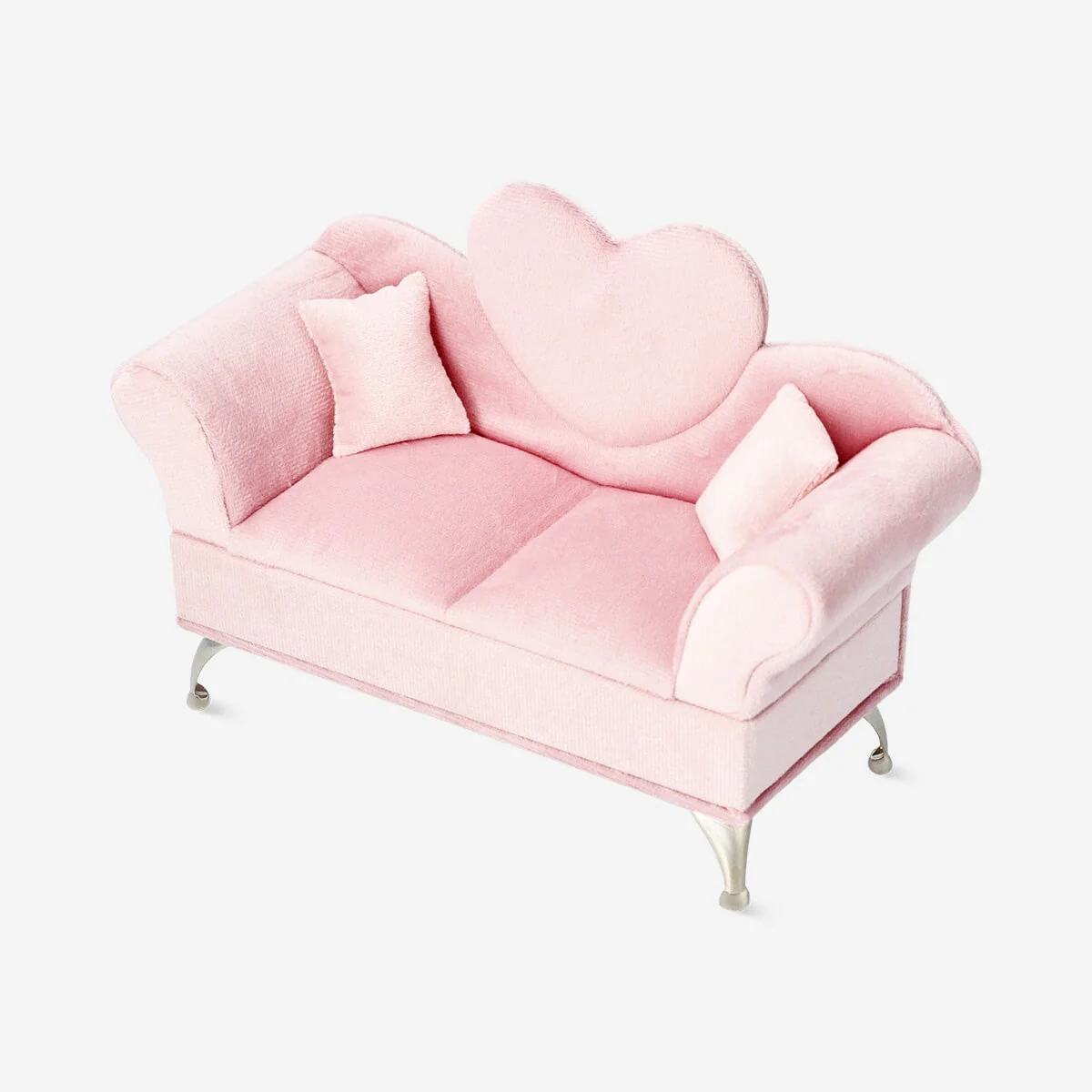 Jewellery storage as pink heart sofa - Image 2