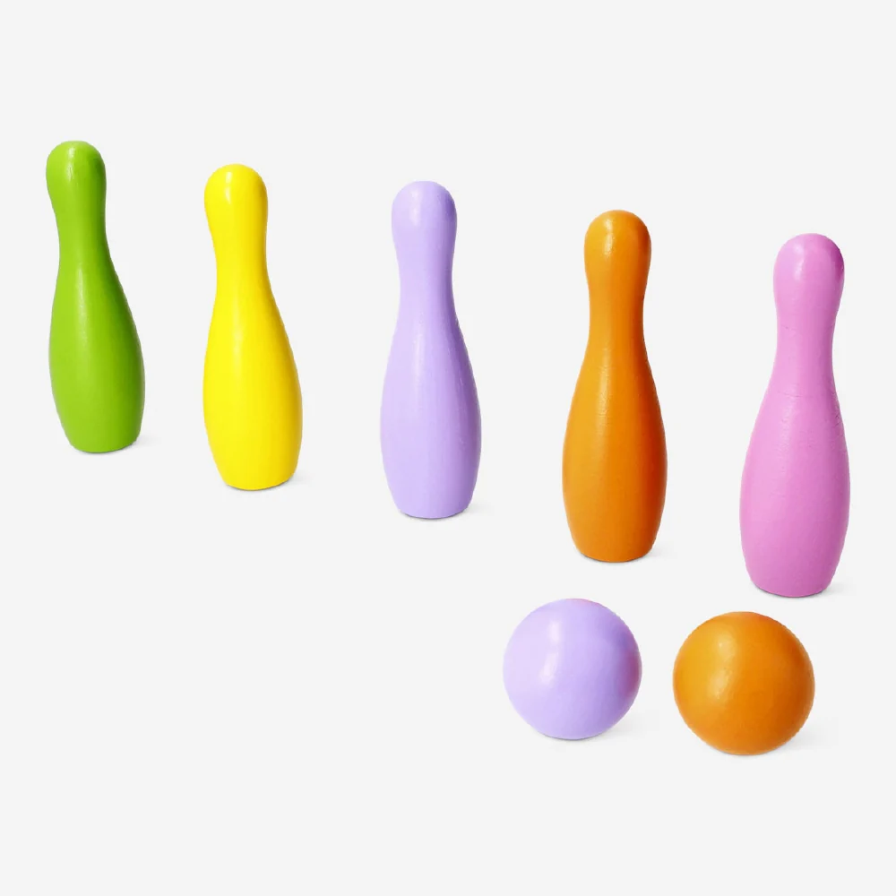 Lawn game - Wooden bowling - Image 2