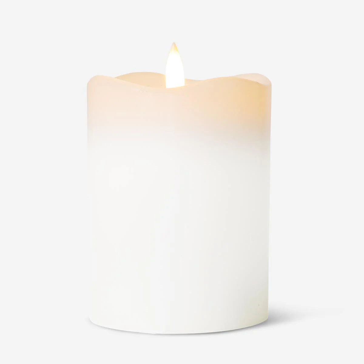 White LED pillar candle - 10 cm - Image 2