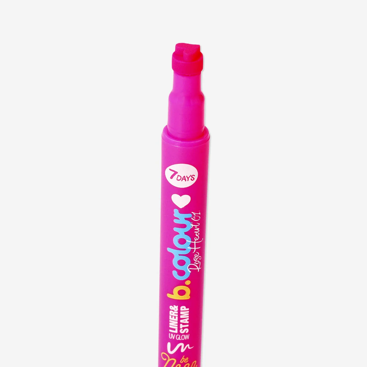 Liner & stamp UV glow by 7DAYS B.COLOUR - 01 Rose heart - Image 3