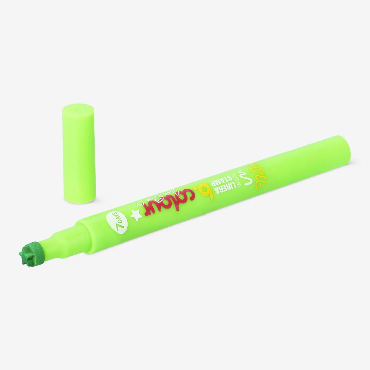 Liner & stamp Uvglow by 7DAYS B.COLOUR -  02 Lime star - Image 3