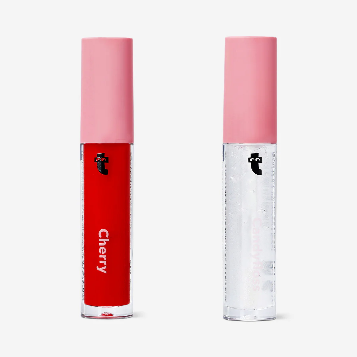 Lip gloss gift set with cherry and candyfloss fragrance - 2 x 7 ml - Image 2