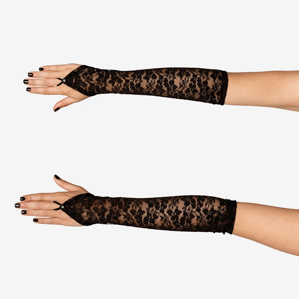 Long lace gloves - One size