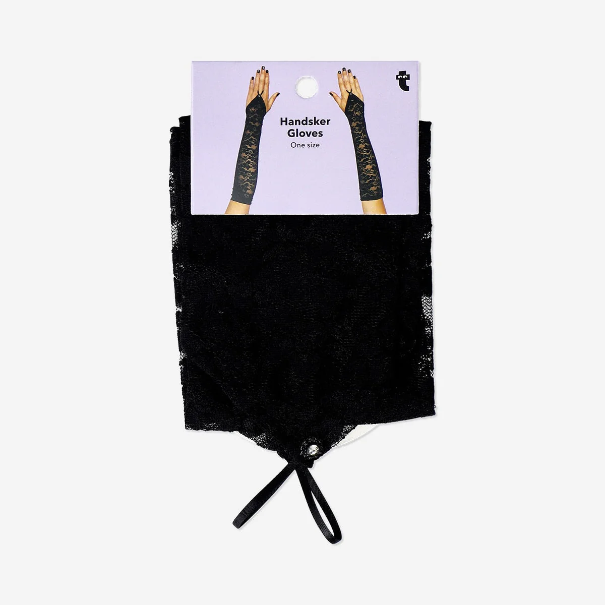 Long lace gloves - One size - Image 2