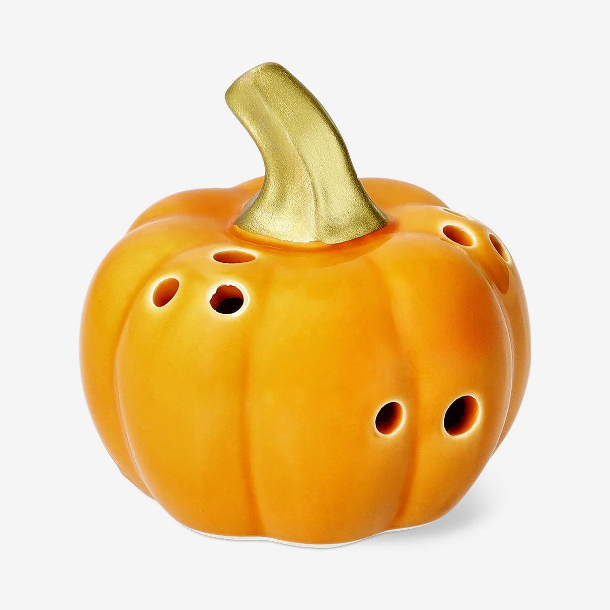 Luminous LED ceramic pumpkin - Image 2
