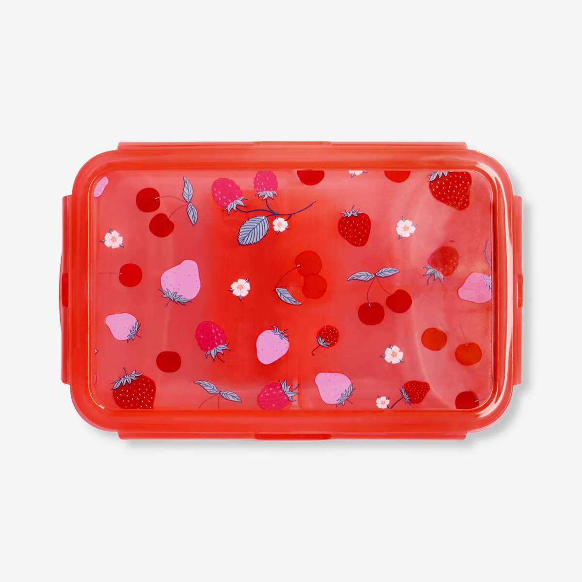 Red lunchbox with berry print - Image 3