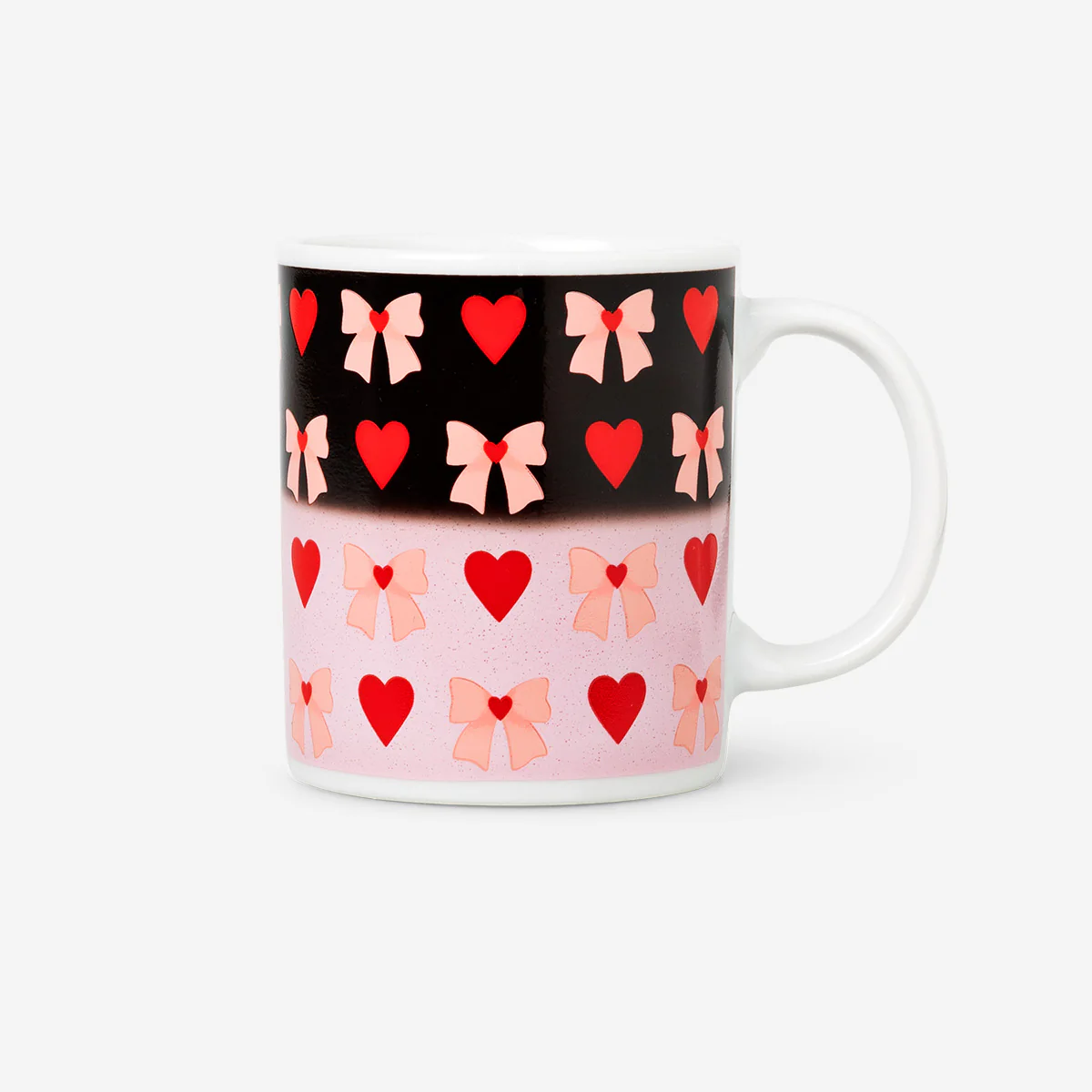 Magic colour changing mug with hearts - 320 ml - Image 2