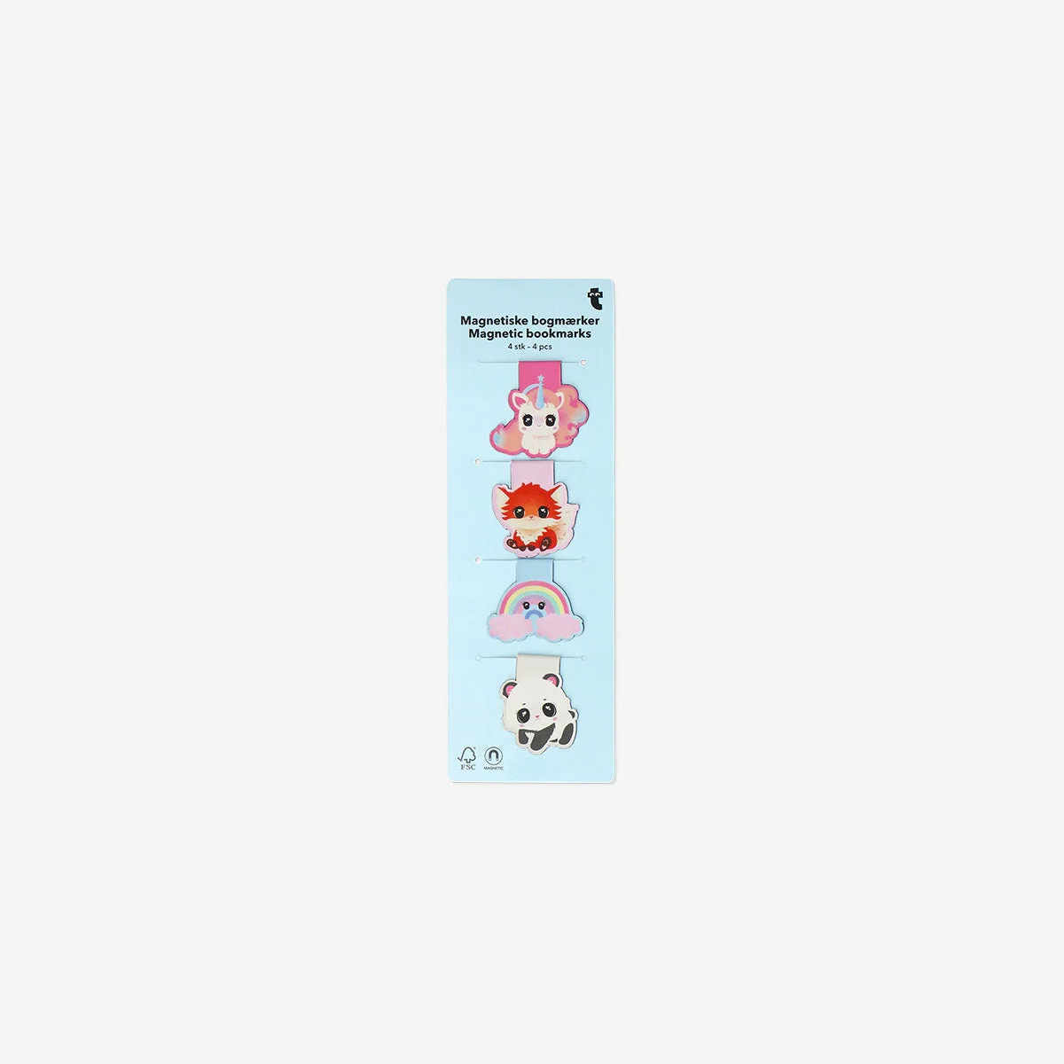 Magnetic animal bookmarks - 4 pcs