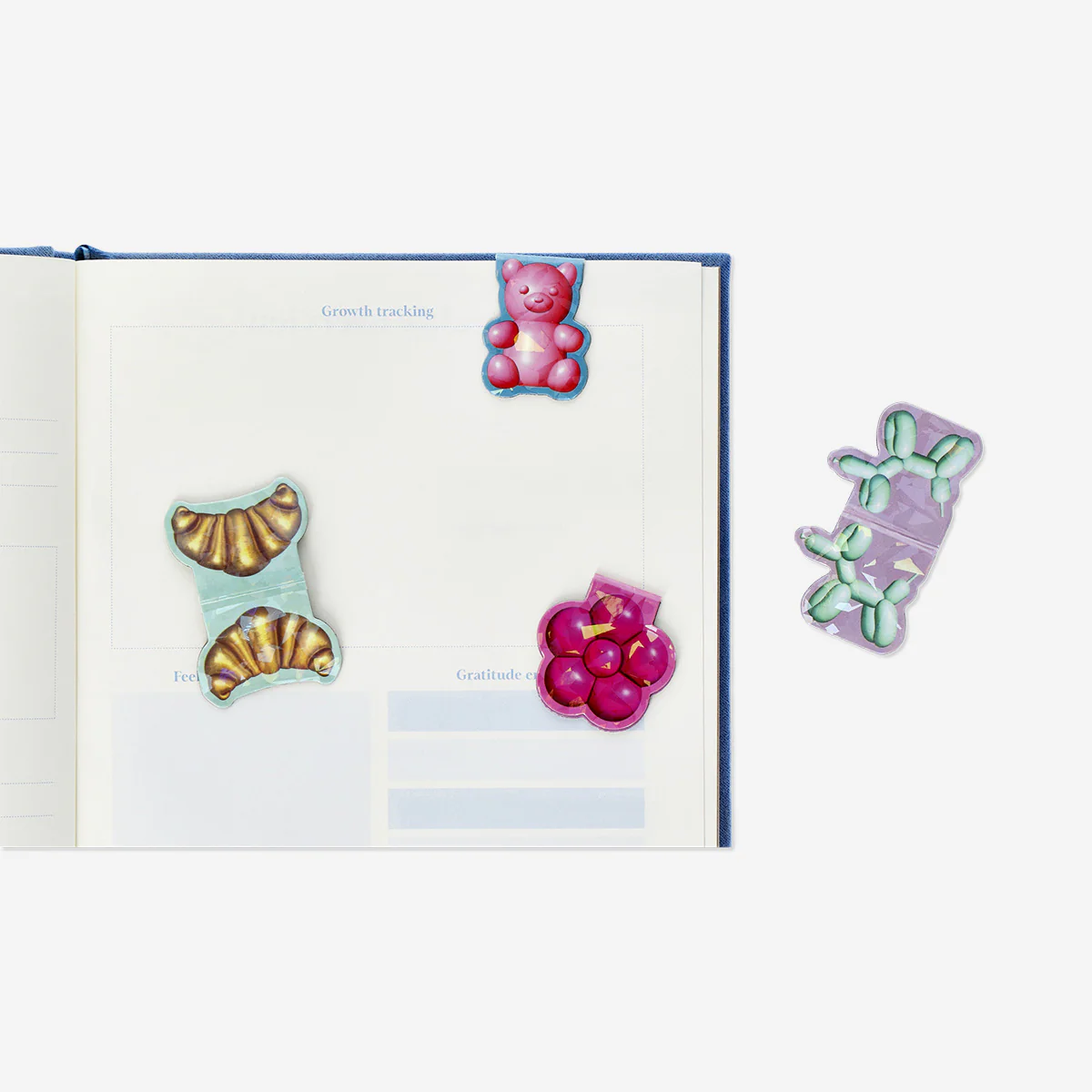 Magnetic bookmarks as icons - 4 pcs - Image 2