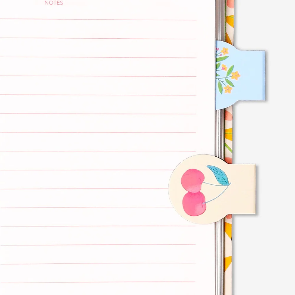 Magnetic bookmarks with flowers - 4 pcs - Image 2