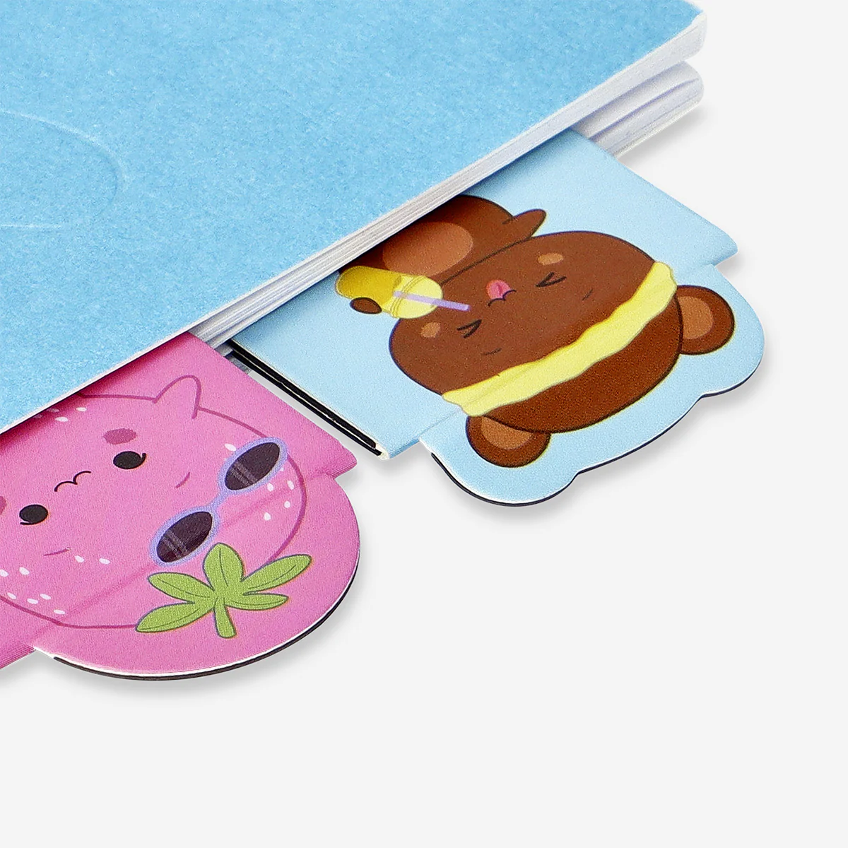 Magnetic bookmarks with fruits and animals - 4 pcs - Image 2