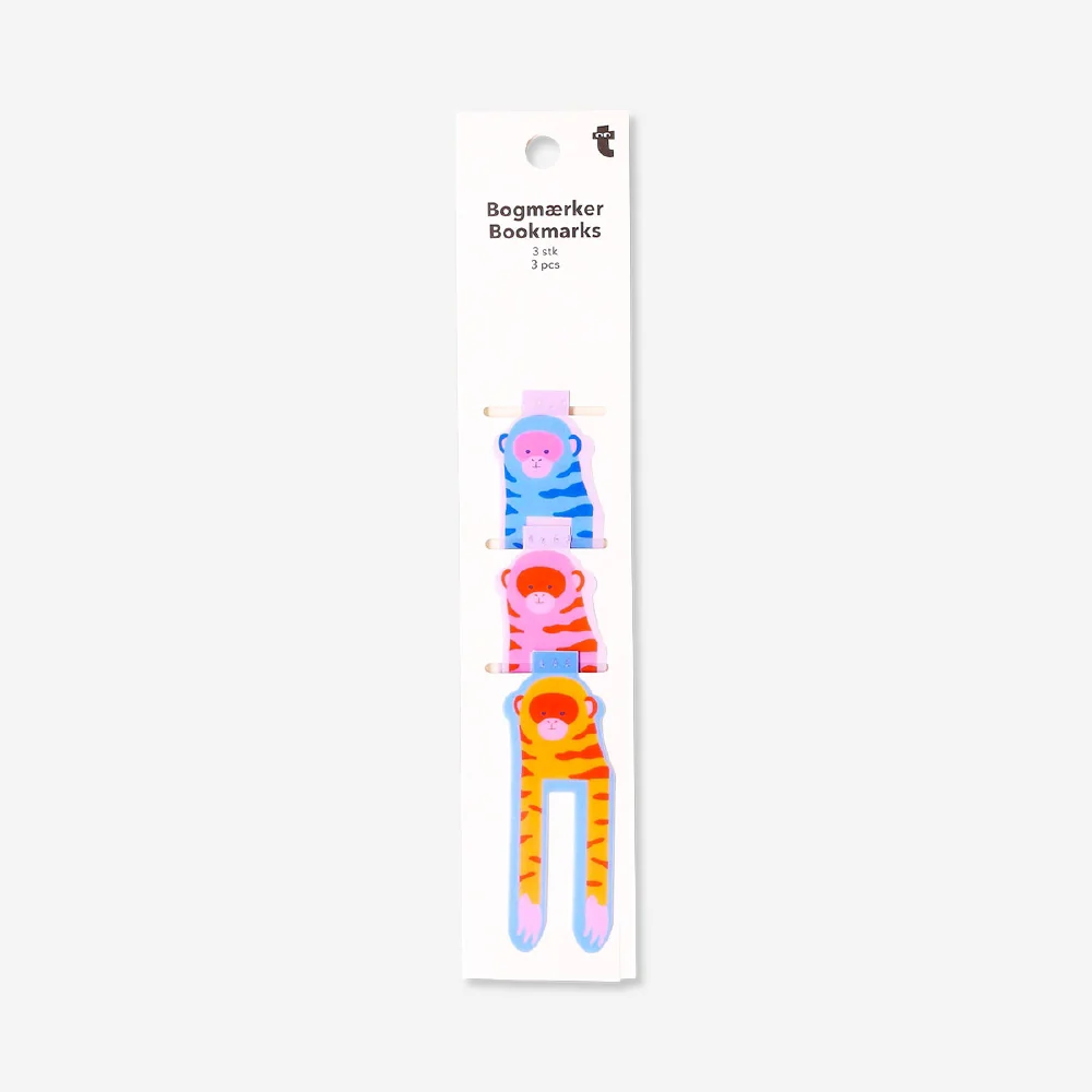 Magnetic bookmarks with monkeys - 3 pcs - Image 3