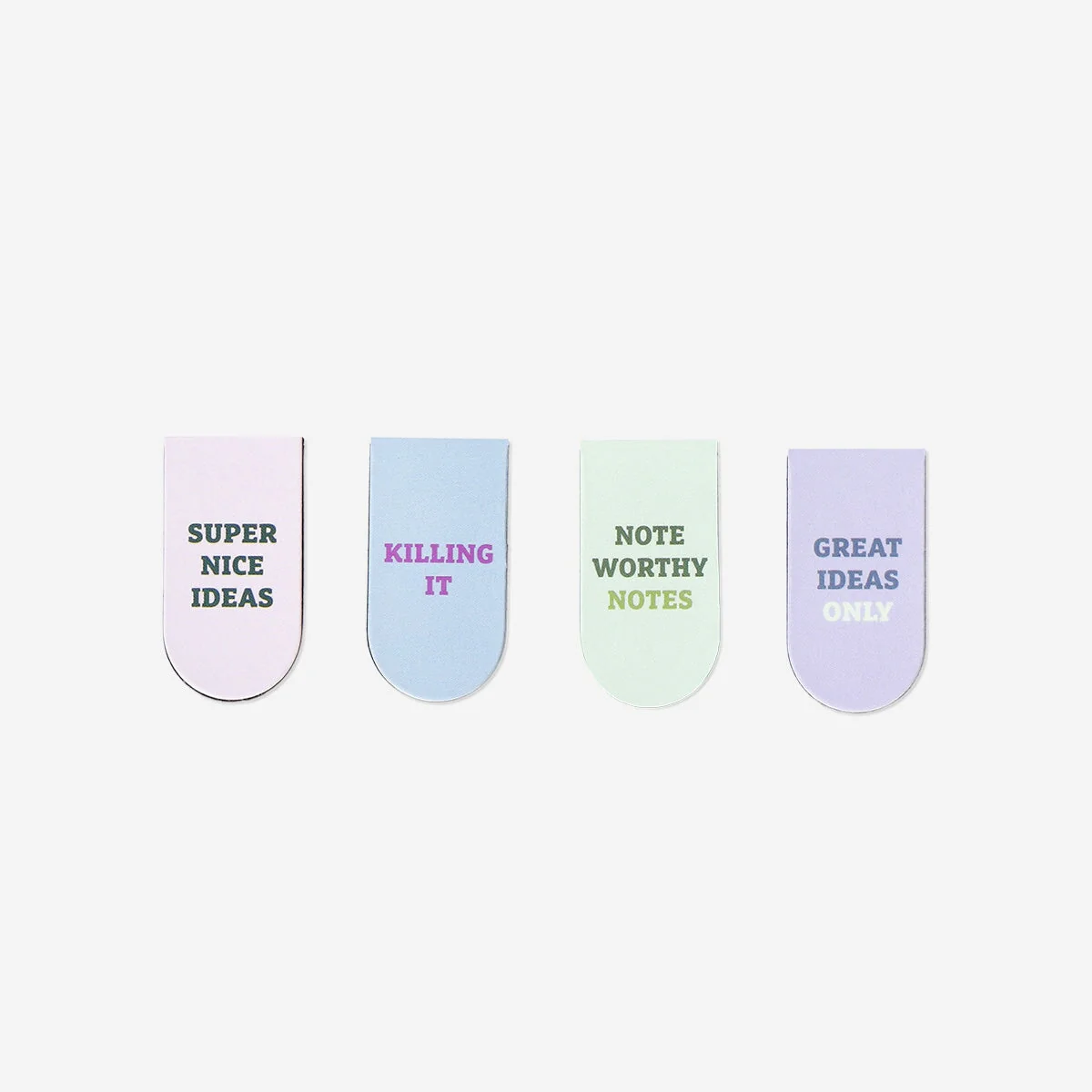 Magnetic bookmarks with statements - 4 pcs - Image 2