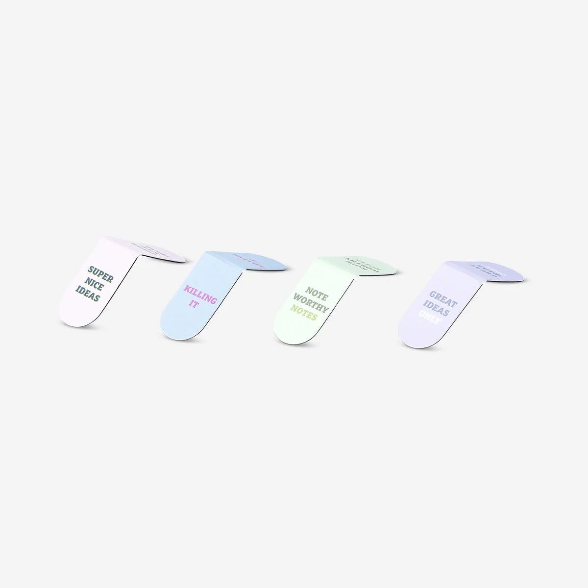 Magnetic bookmarks with statements - 4 pcs - Image 3