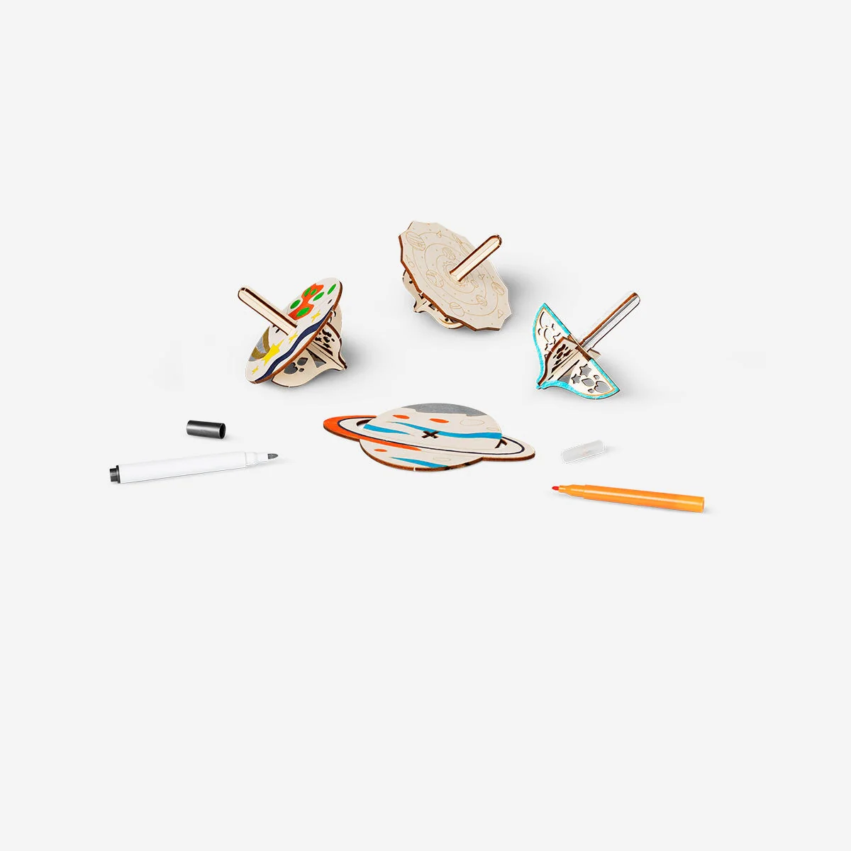 Make-your-own spinning tops. 3 pcs - Image 3
