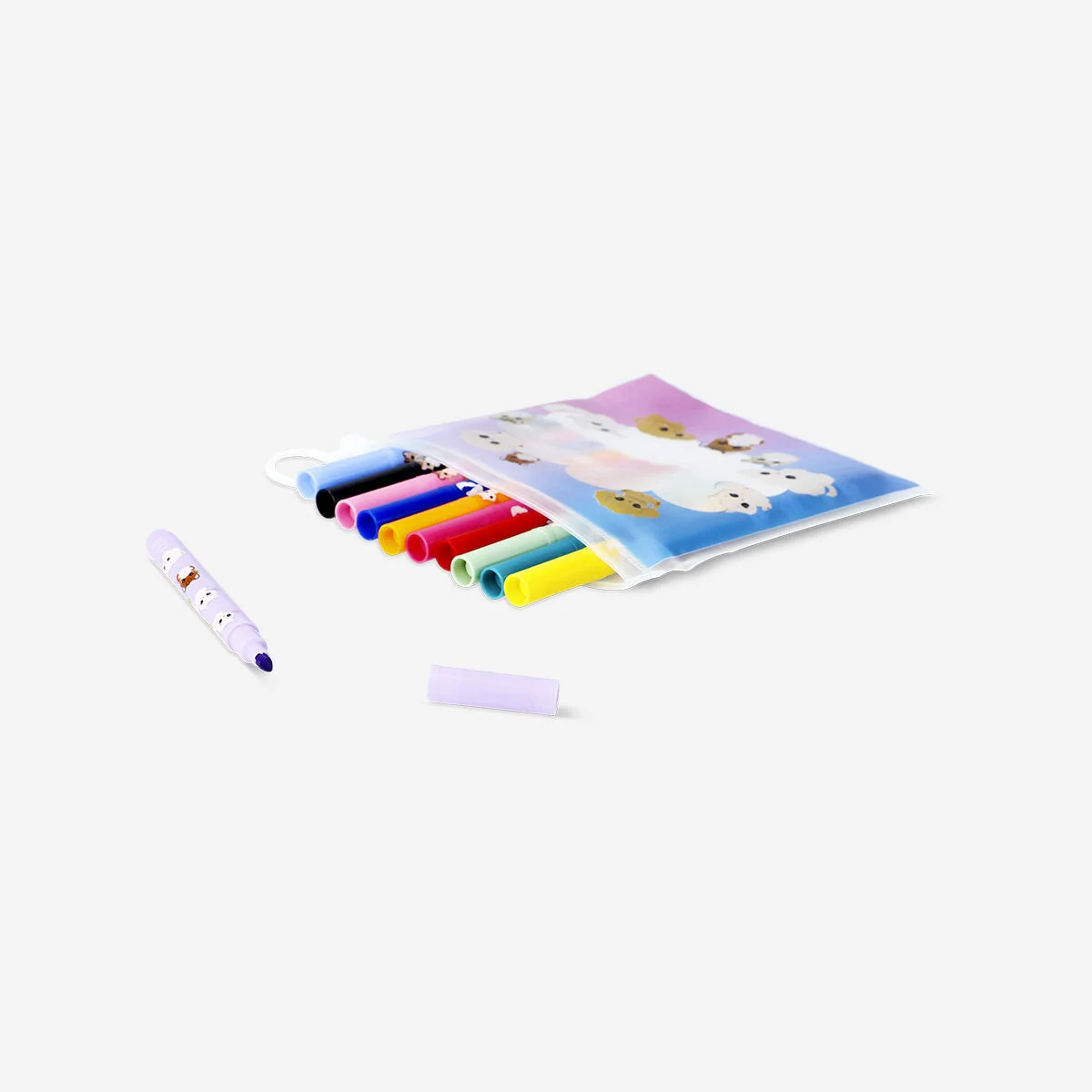 Markers with animal icons - 12 pcs - Image 3