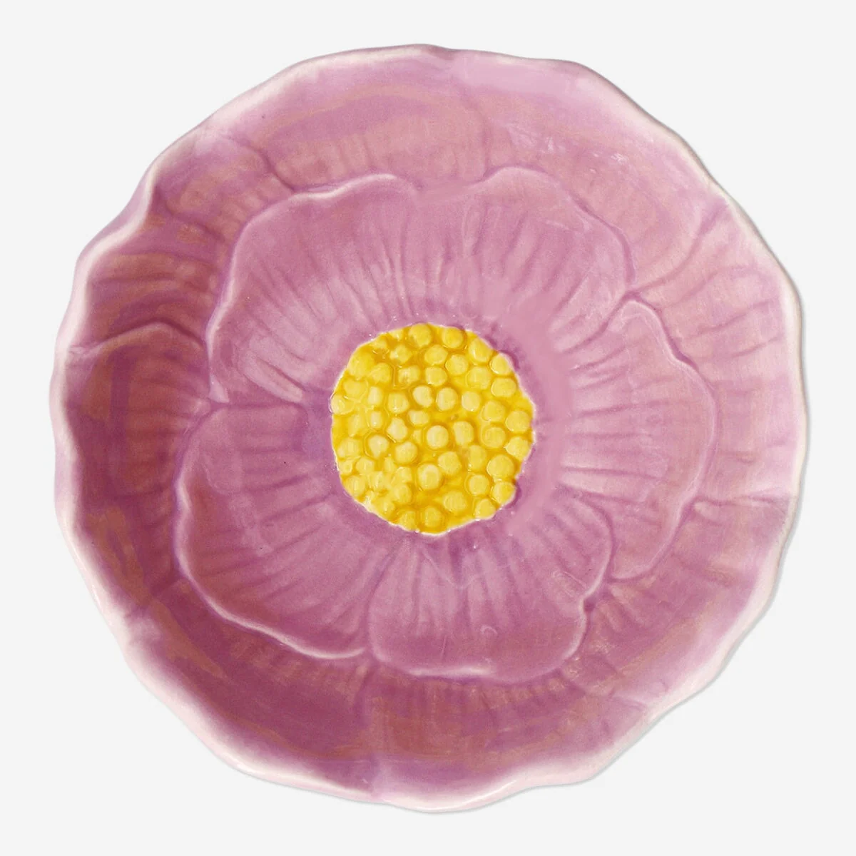 Maroon flower bowl - Medium - Image 3