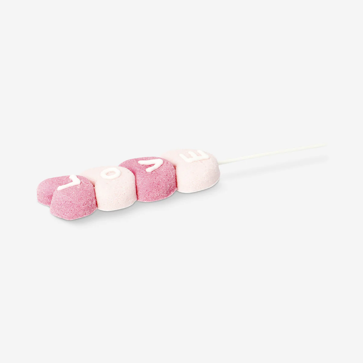 Marshmallow hearts on a stick - Strawberry flavour - Image 3