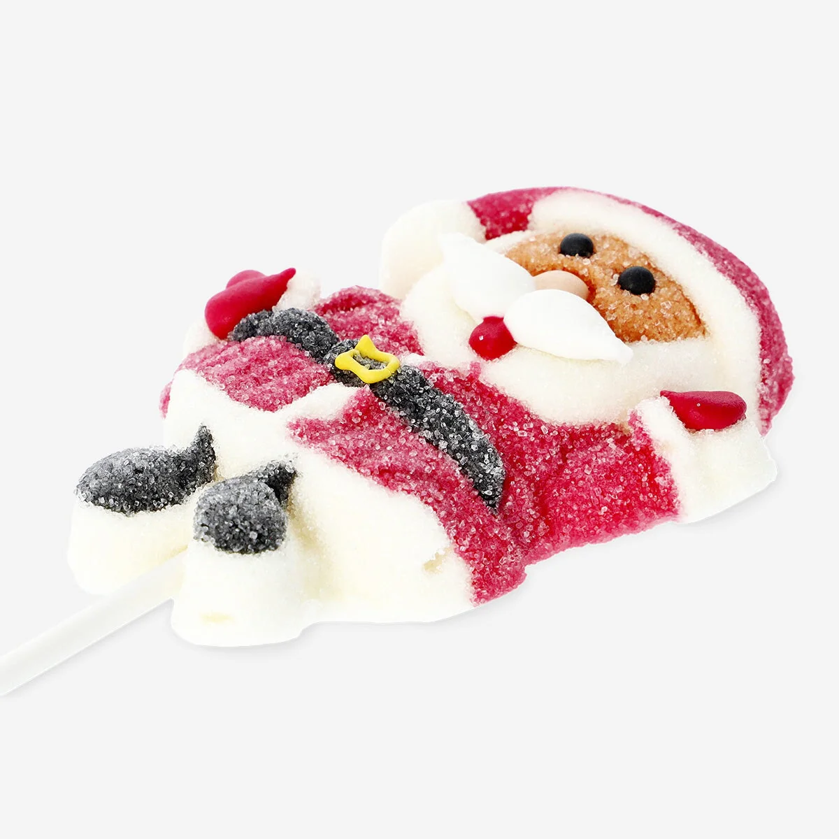 Marshmallow Santa on a stick - Strawberry flavour - Image 3