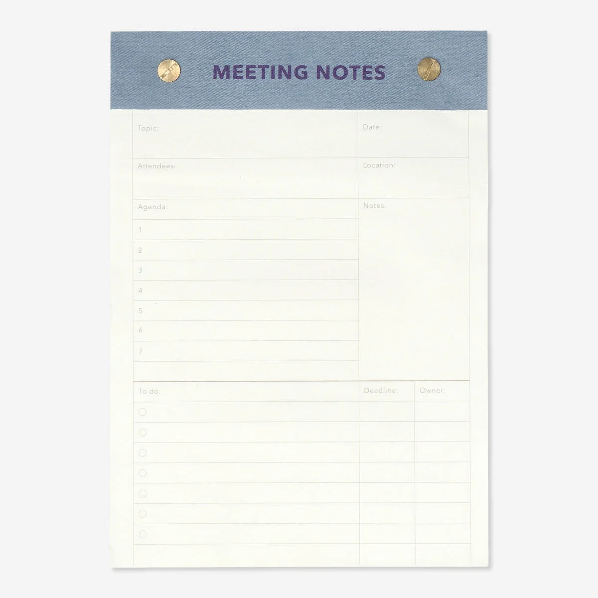 Meeting planner. A5