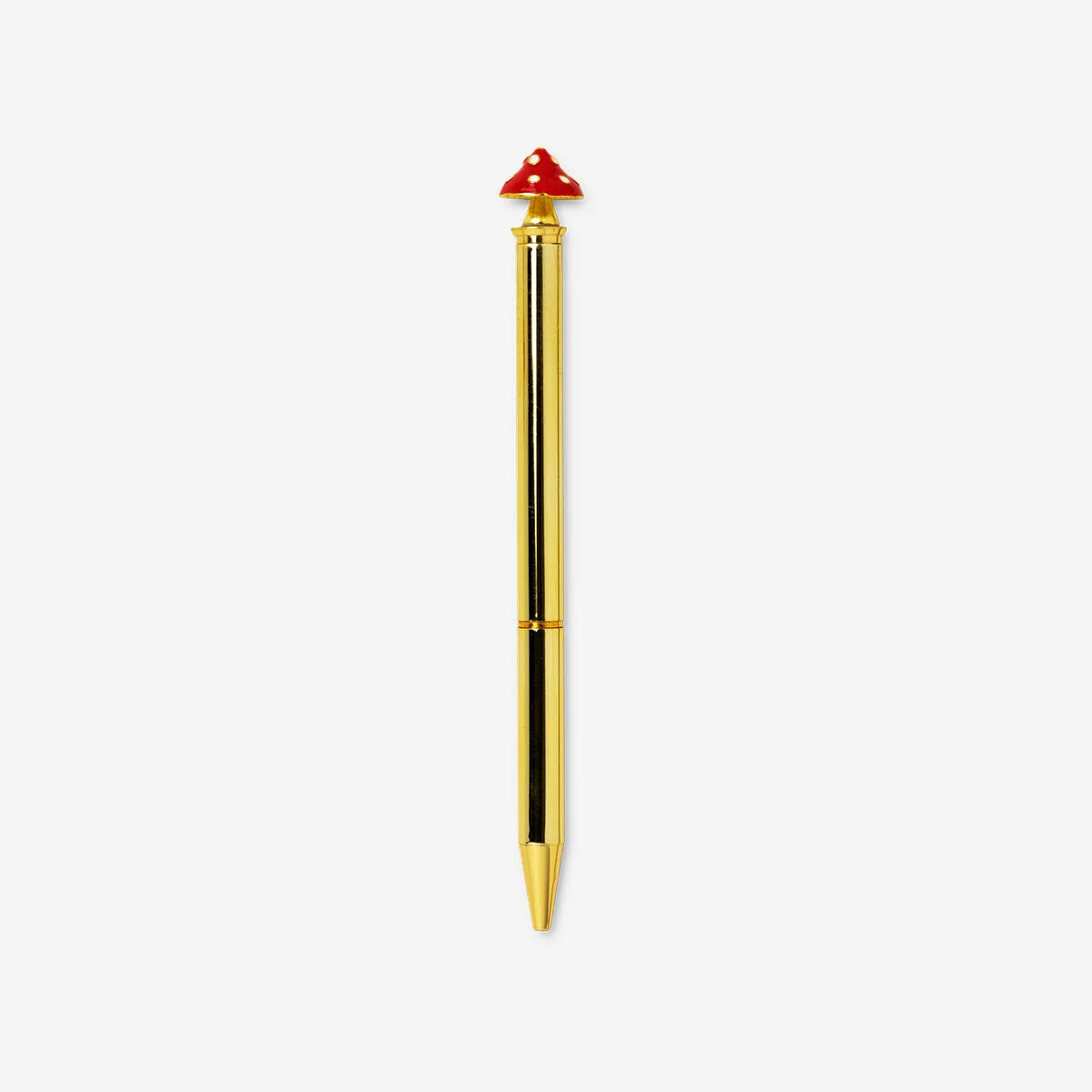 Metal ballpoint pen with mushroom