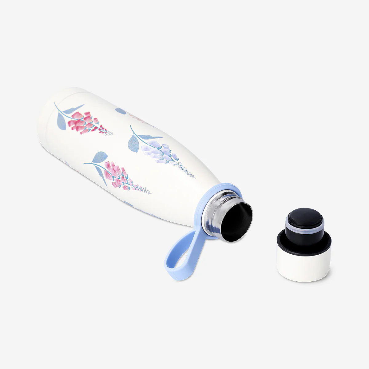 Metal drinking bottle with strap - 480 ml - Image 2