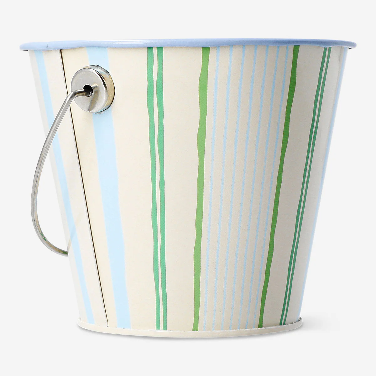 Striped metal flowerpot - Image 3