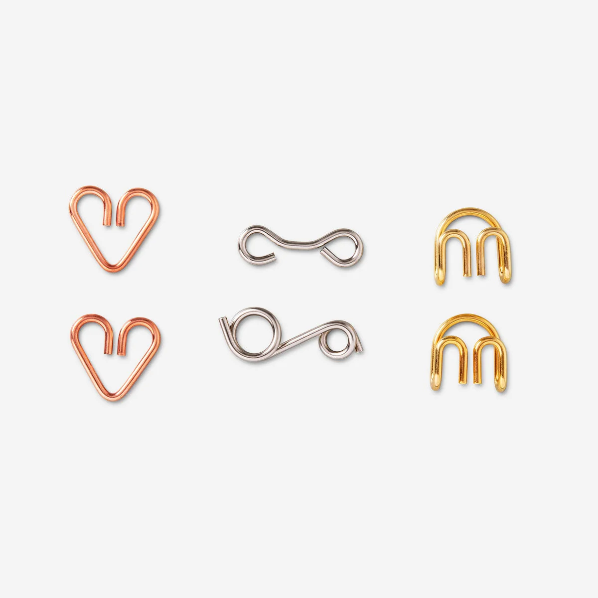 Metal IQ puzzles - 6 pcs - Image 3
