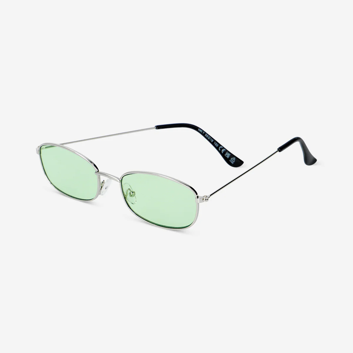 Metal sunglasses with green glass - Image 2