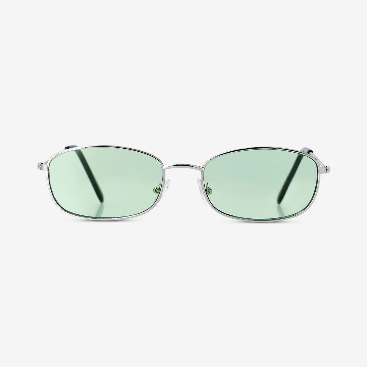 Metal sunglasses with green glass - Image 3
