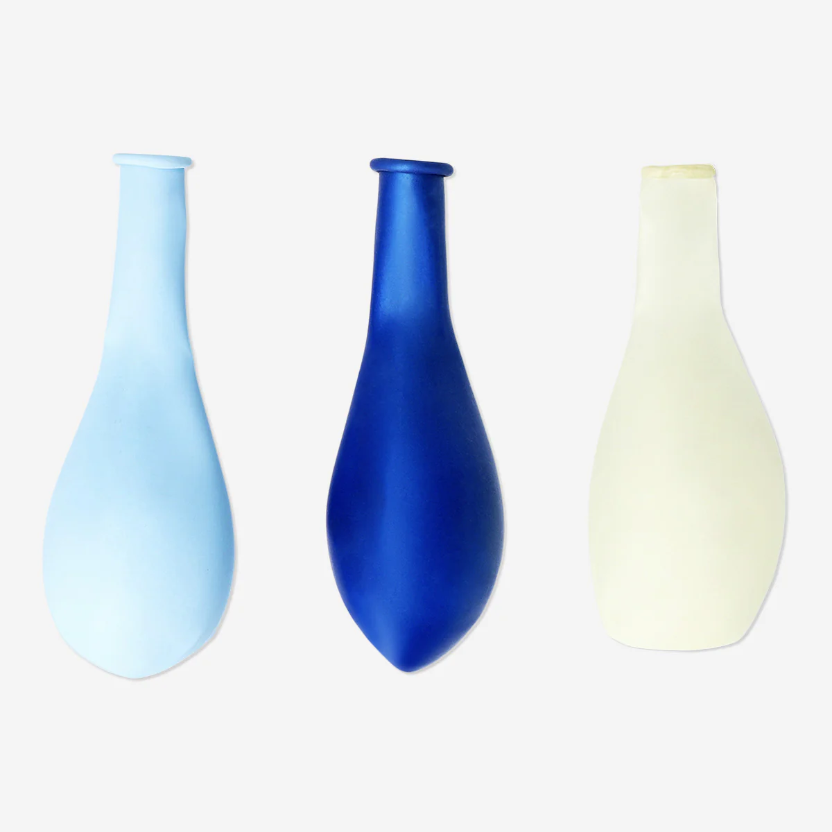 Metallic balloon mix - Blue - Image 3