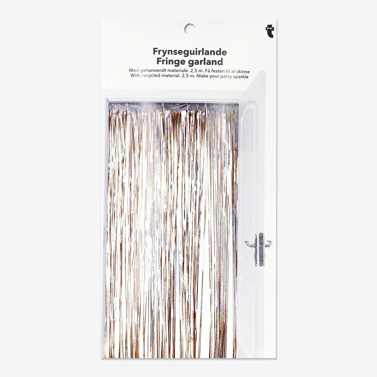 Metallic fringe garland - 250 cm - Image 3