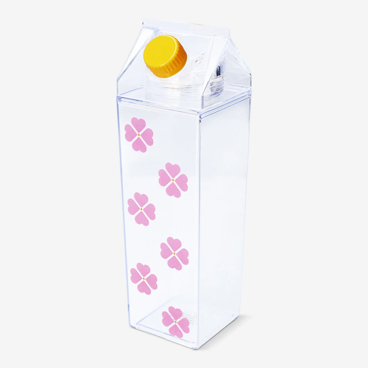 Milk carton shaped pink drinking bottle - 500 ml - Image 3