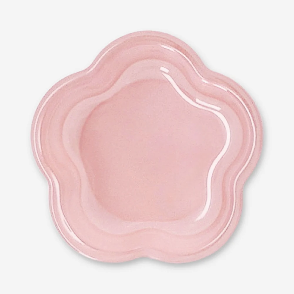 Milky pink glass tealight holder - Image 4